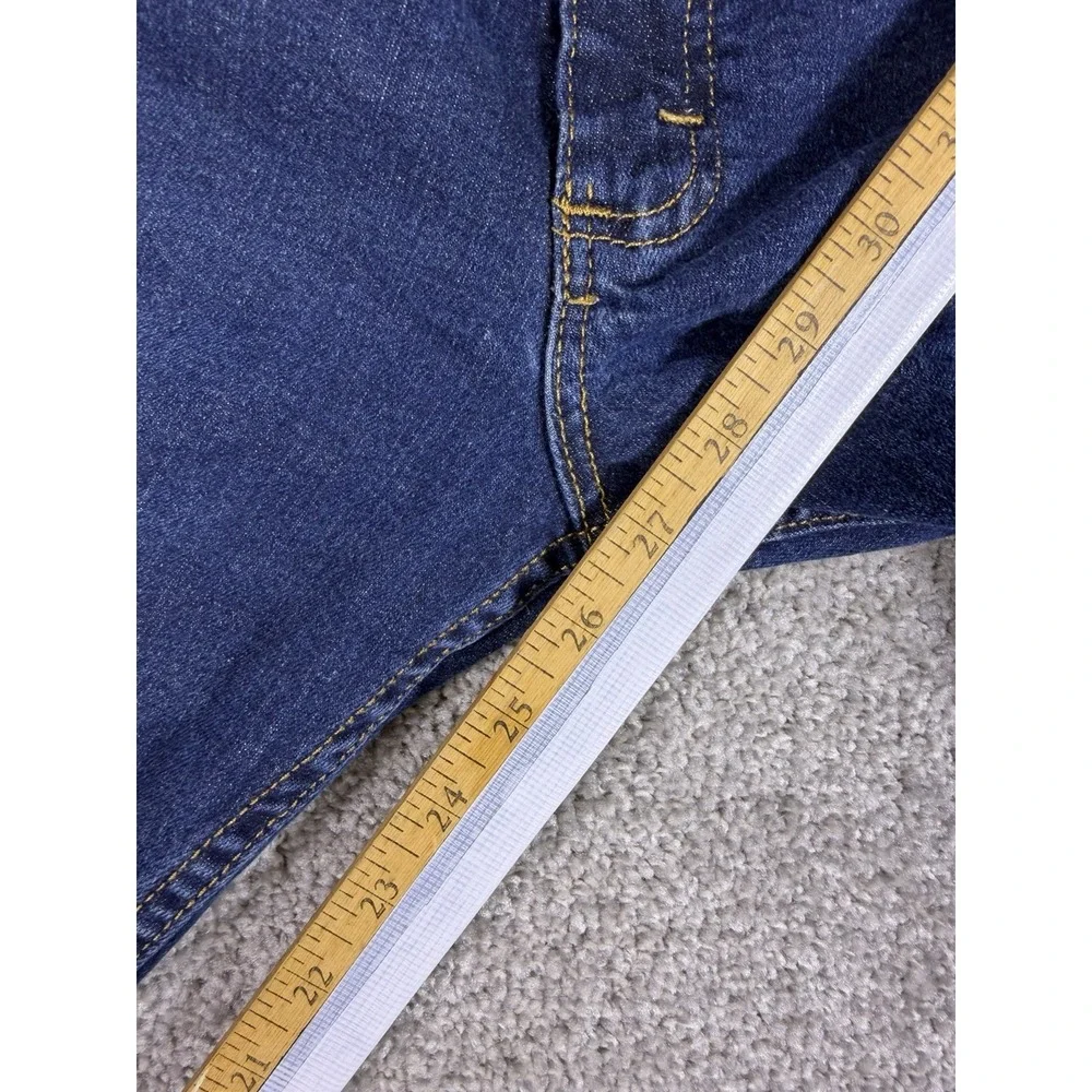 Wrangler Classic Boot Cut Jeans, Men's/Boys' Size 16 Husky, Blue Stretch Denim